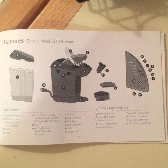 KEURIG Model B40 used great condition with extras - Picture 4 of 6